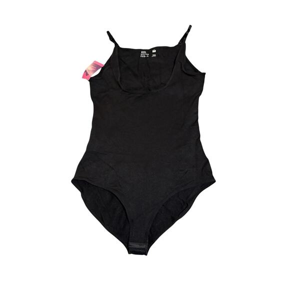 NWT Empetua Various Black OPEN BUST BRIEF BODYSUIT Shapewear Adjustable Straps - Picture 2 of 9